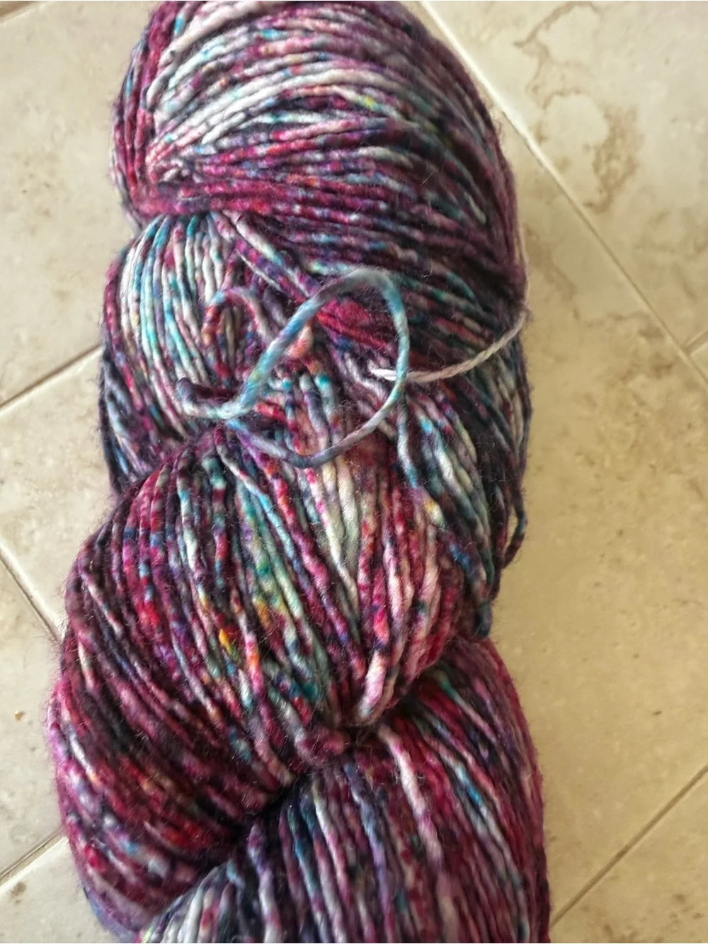 Malabrigo Mechita Hand-Dyed Yarn in Viola - Picture 3 of 4